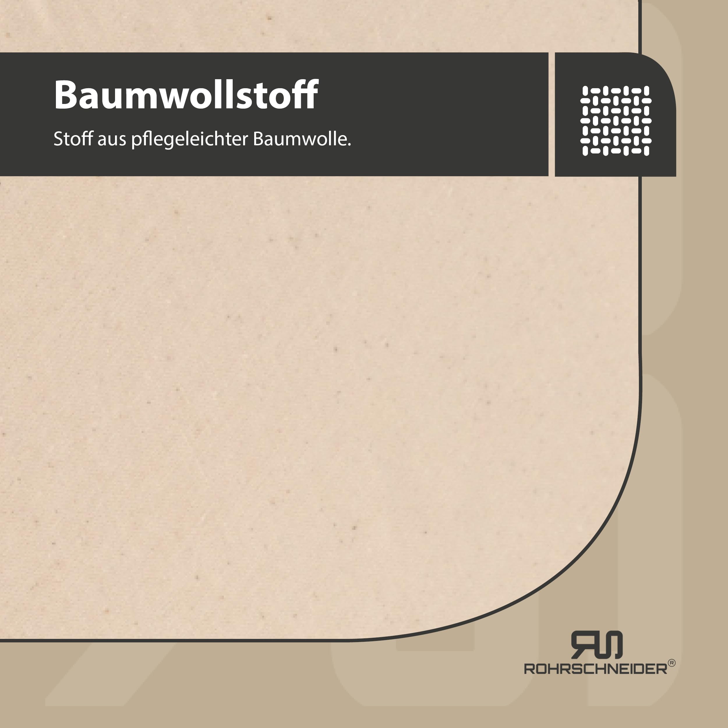Rohrschneider Hundebett mit Henkel, Gr. 2 (70 x 60 cm)