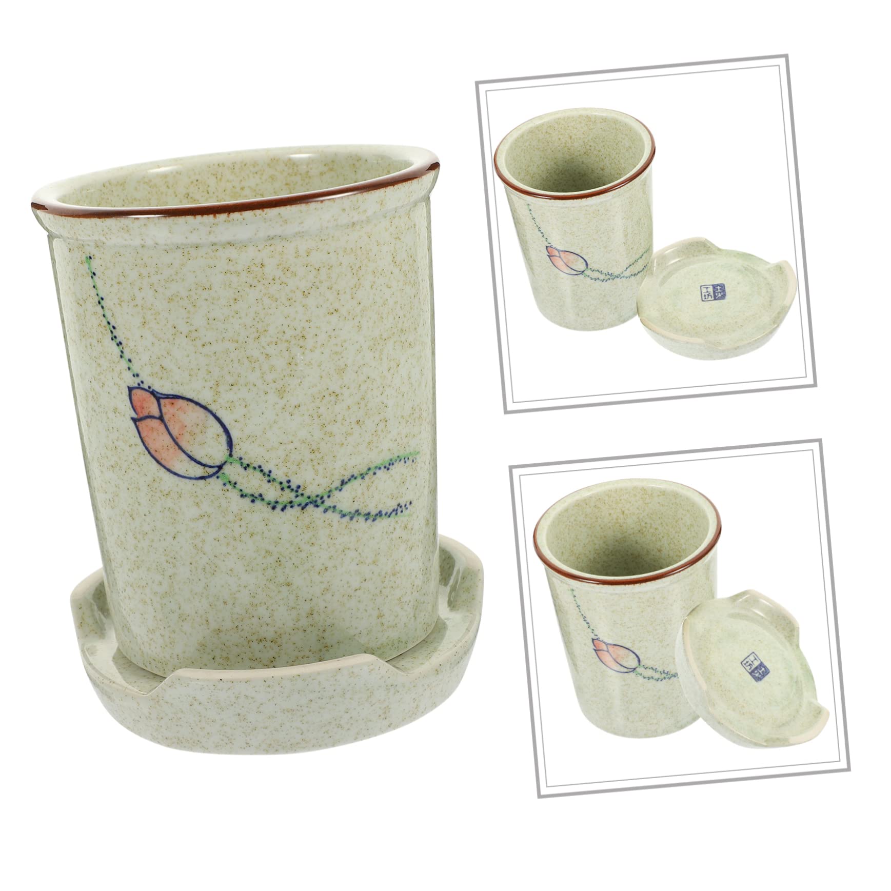 Alipis Estuche Para Palillos Porta Cucharas Soporte Para Cubiertos Resistente y Práctico Decoración De Cocina