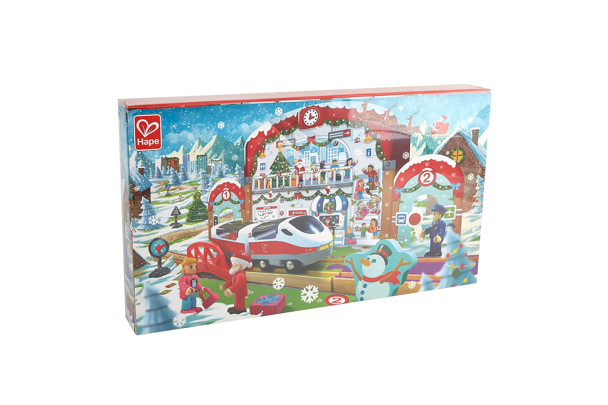 Hape E3770 Adventskalender Hauptbahnhof, ab 3 Jahren