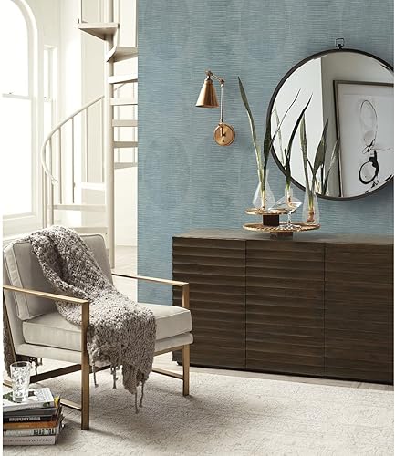 Miniatura 2 de RoomMates RMK12225PLW Nikki Chu Sea Blue Sahara - Papel tapiz autoadhesivo