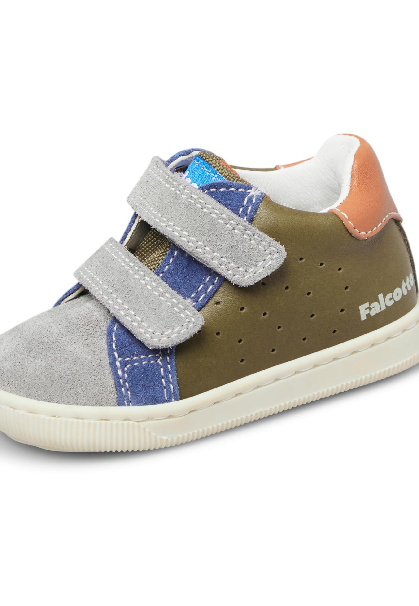 Falcotto KINER VL Calf/Suede Militare-Dark Grey-Dark Orange