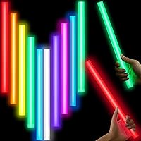 Vista 16 de Lewtemi 10 piezas de bastones de luz grandes y gigantes jumbo para Halloween, Navidad, emergencias, accesorios de camping, kit de supervivencia