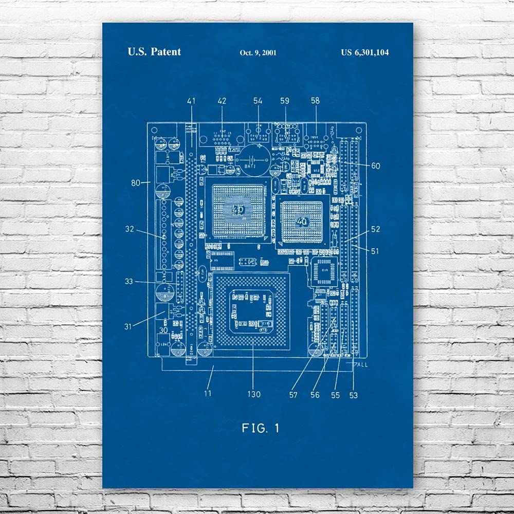 Computer Circuit Board Diagram