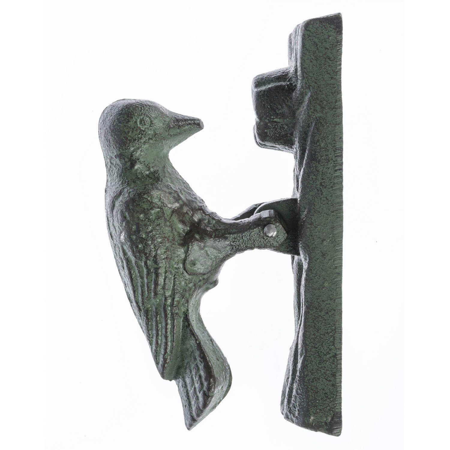 HOMESCAPES - Heurtoir de Porte Vert Style Ancien – modèle Pivert