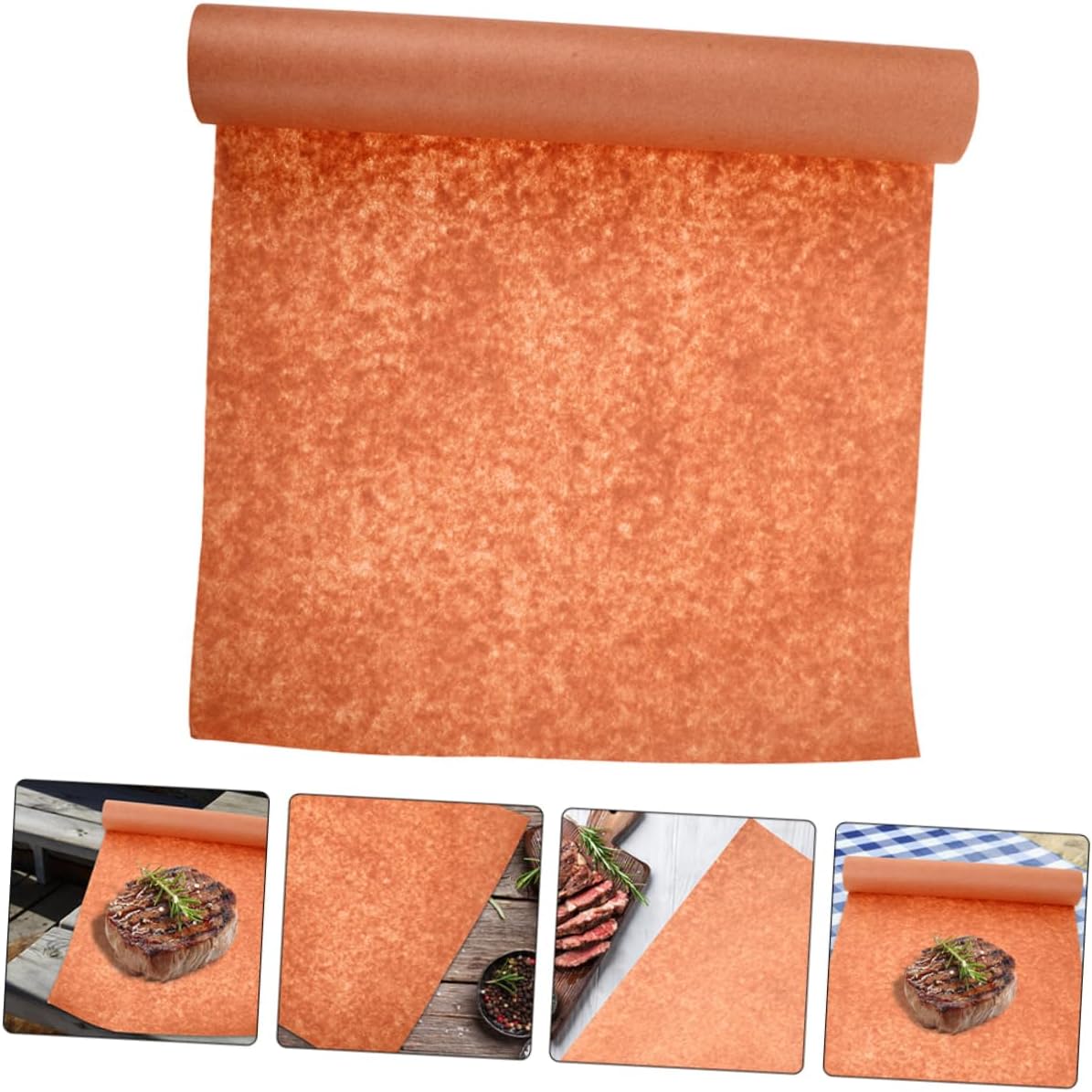 Natural Kraft Butcher Paper Roll, Grease Proof Non Stick Baking Paper