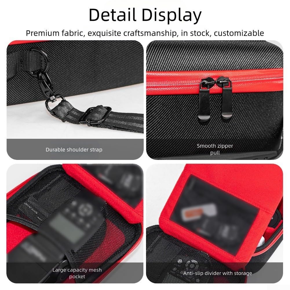 Sac pour appareil photo numérique pour EOS Mirrorless e, étui compact en EVA imperméable avec bandoulière, protection complète pour voyages et randonnées, noir (vert)