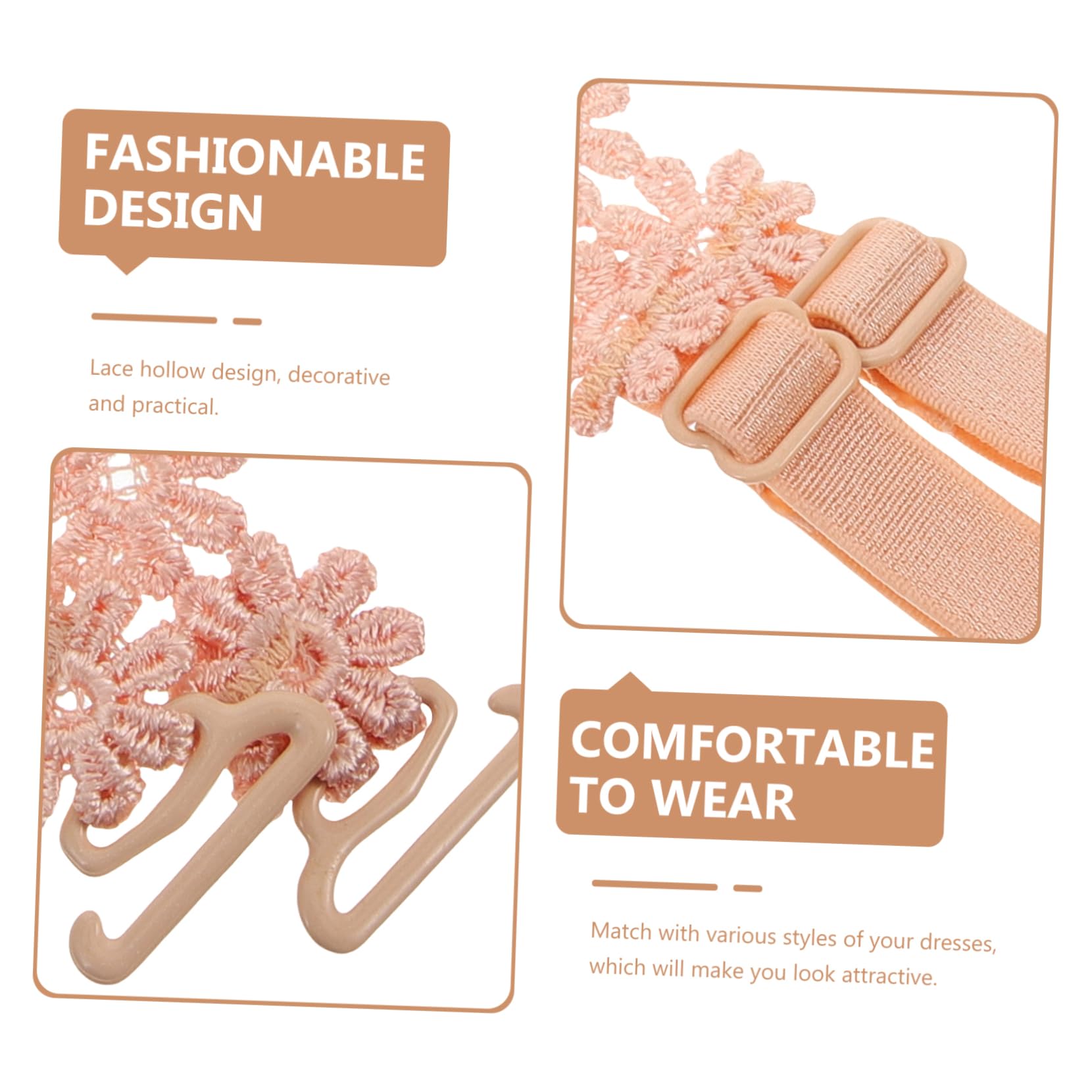 CALLARON 1 Daisy- -träger BHS Für Damen Schmuck Bralettes Für Frauen Abdeckung Damen-BHS Sitz Oberteile Für Damen Gürtel -Schultergurt Unsichtbarer -träger Spitze