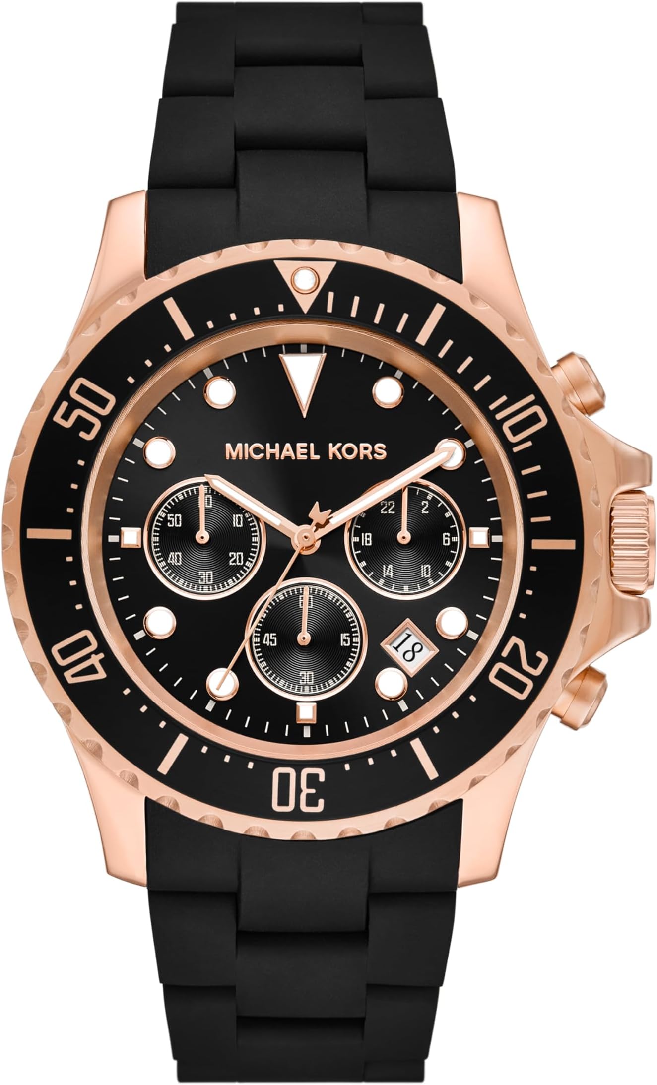 Michael Kors Everest Men's Watch, Stainless Steel Watch for Men with Steel, Leather, or Silicone Band
