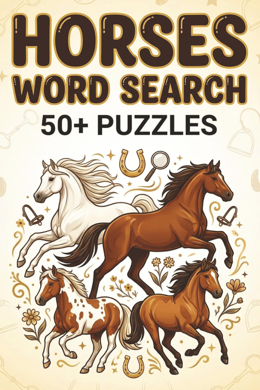 Horses Word Search Puzzle: Gallop Into Hours of Word-Finding Fun