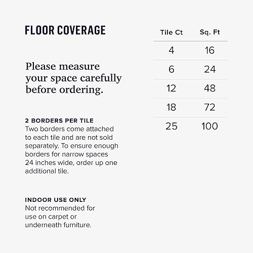 Miniatura 3 de Velotas - Alfombrilla de goma entrelazada de 38 pulgadas de grosor para fitness - baldosas de suelo de espuma EVA para ejercicios de gimnasia en
