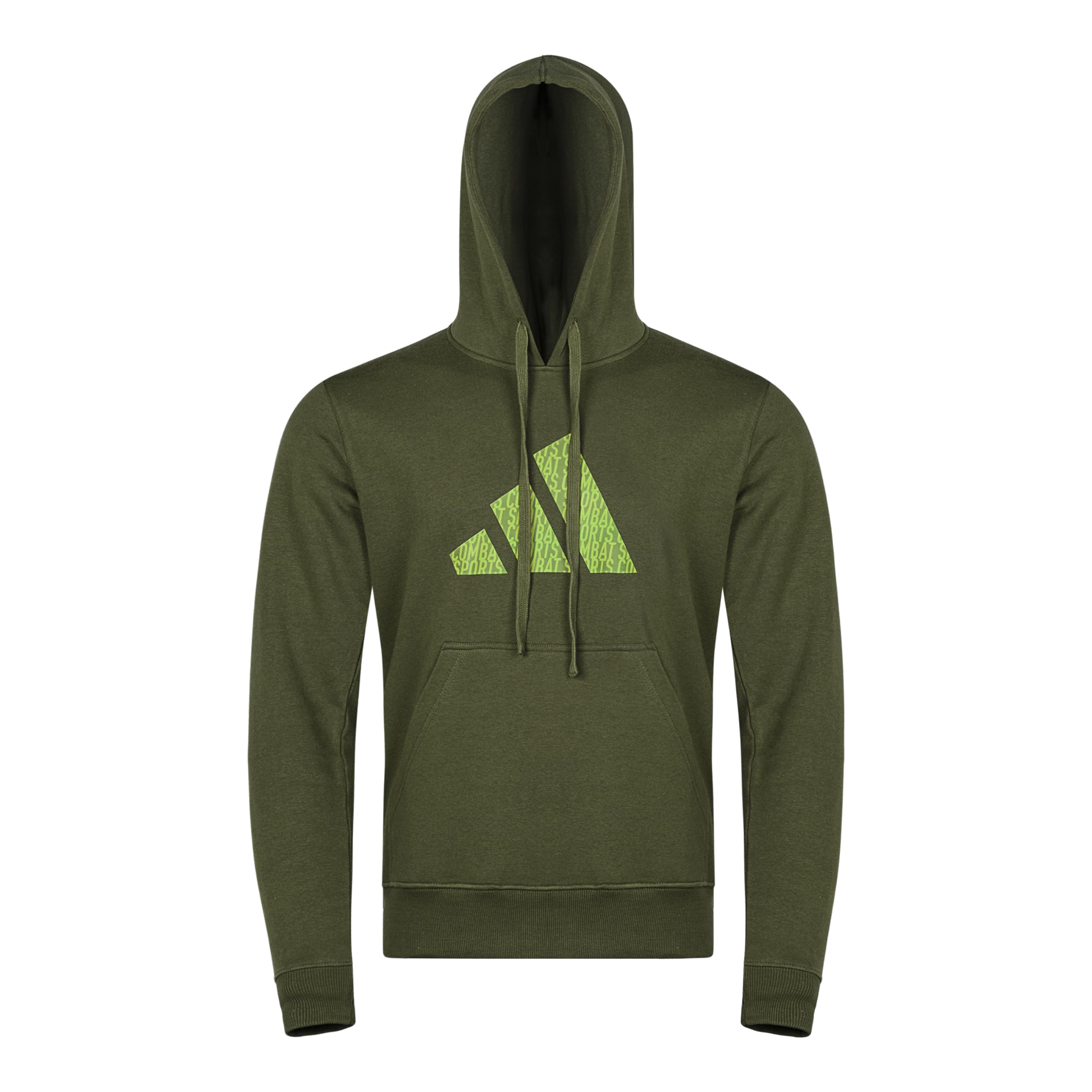 adidas Community Perfo Script Hooded Sweatshirt, Green, S