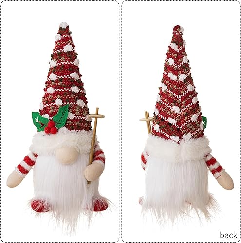 Miniatura 4 de Gnomos de Navidad iluminados, adornos de Navidad, 2 paquetes con luz LED, funciona con pilas, gnomos de Navidad suecos brillantes, juegos de hombres