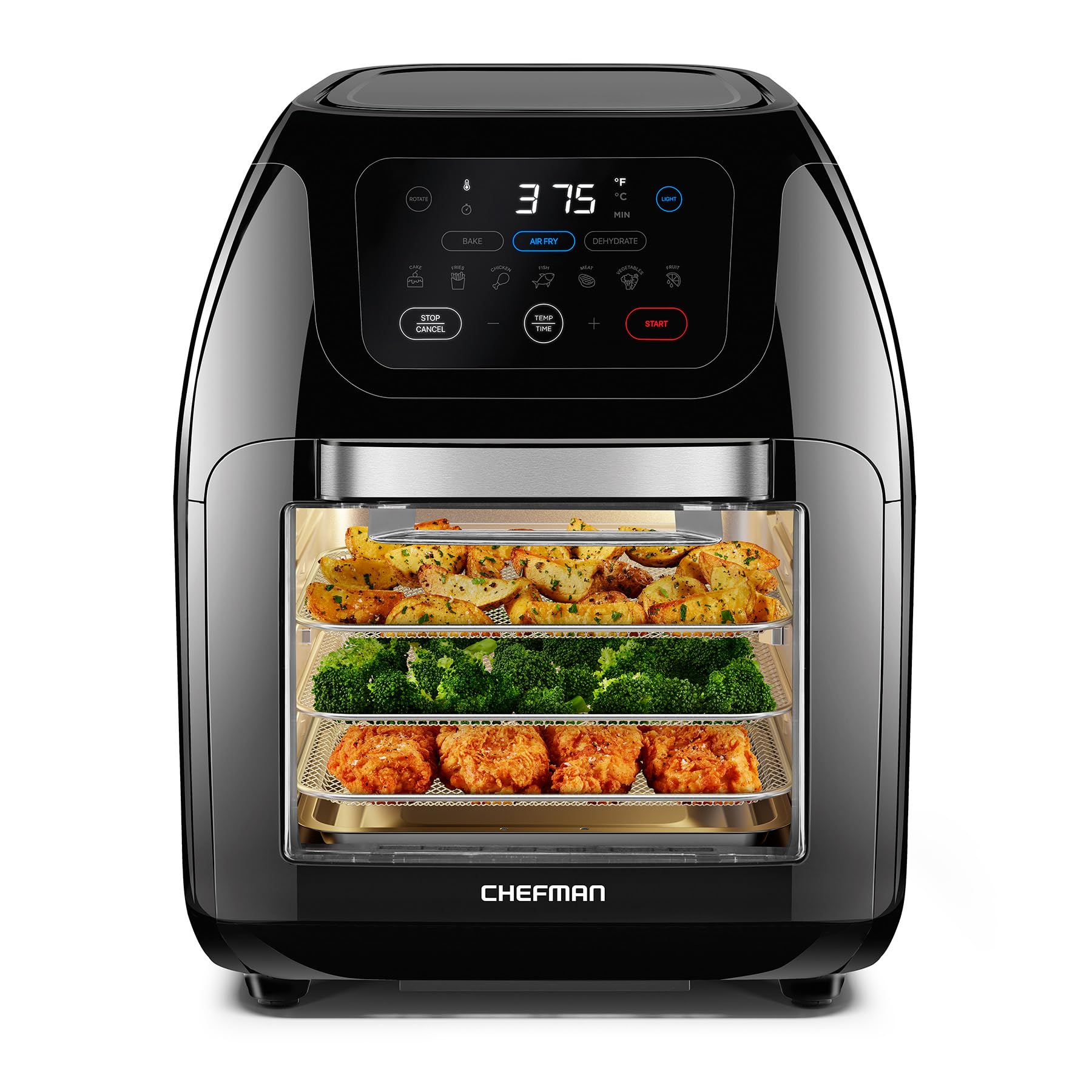 Chefman - Freidora digital multifuncional + asador — deshidratador
