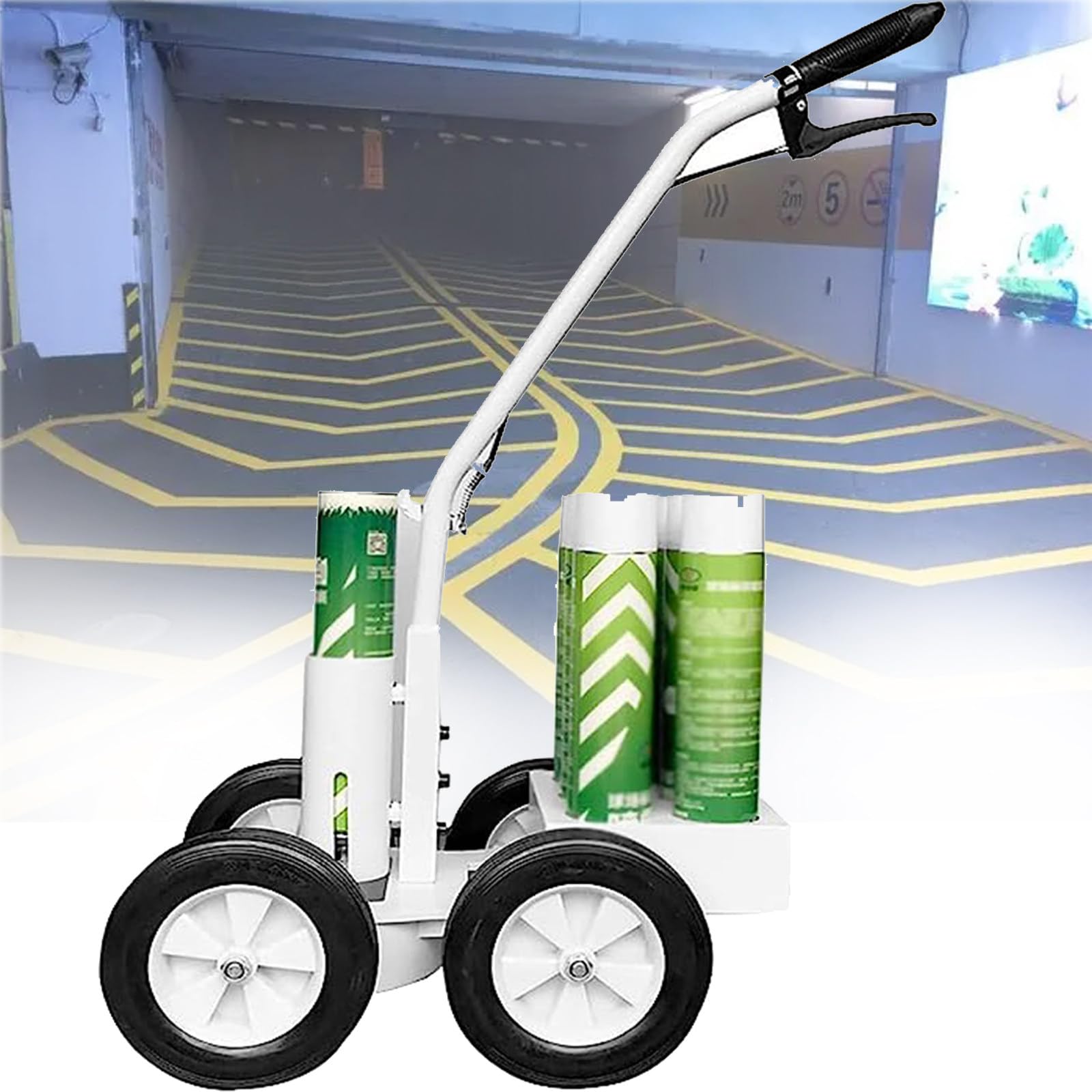 asdchZen Multifunctional Line Marking Machine, Sports Field Marking Machine, Paint Line Marking Equipment, Road Factory Workshop Marking Machine