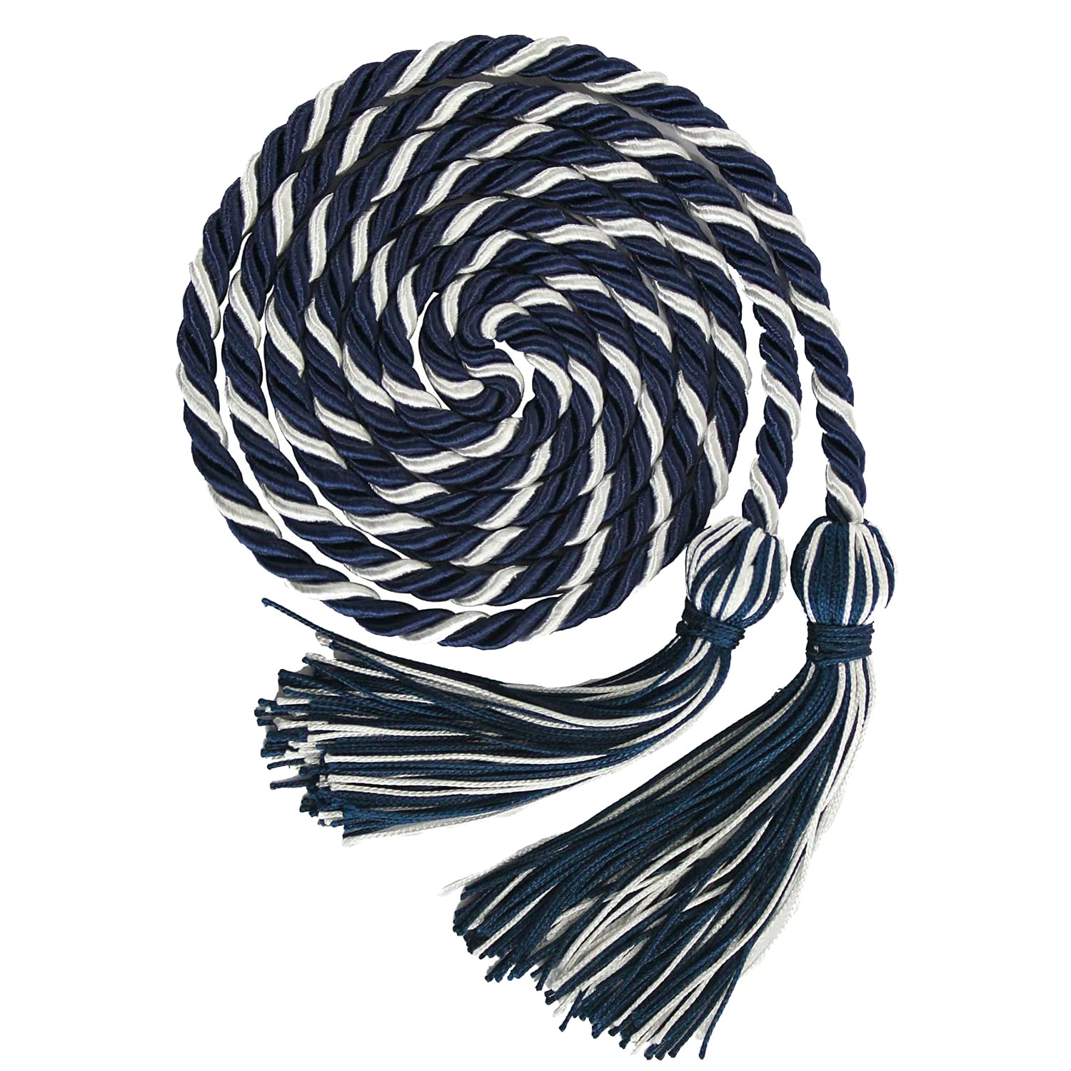 OSBO GradSeason Graduation Honor Cord 68" Long (Navy/White)