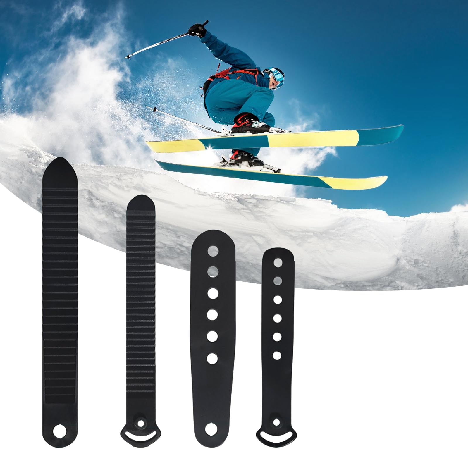 Cinghia per scaletta per snowboard con attacco per snowboard e cinturino per la caviglia, cinghia di fissaggio durevole