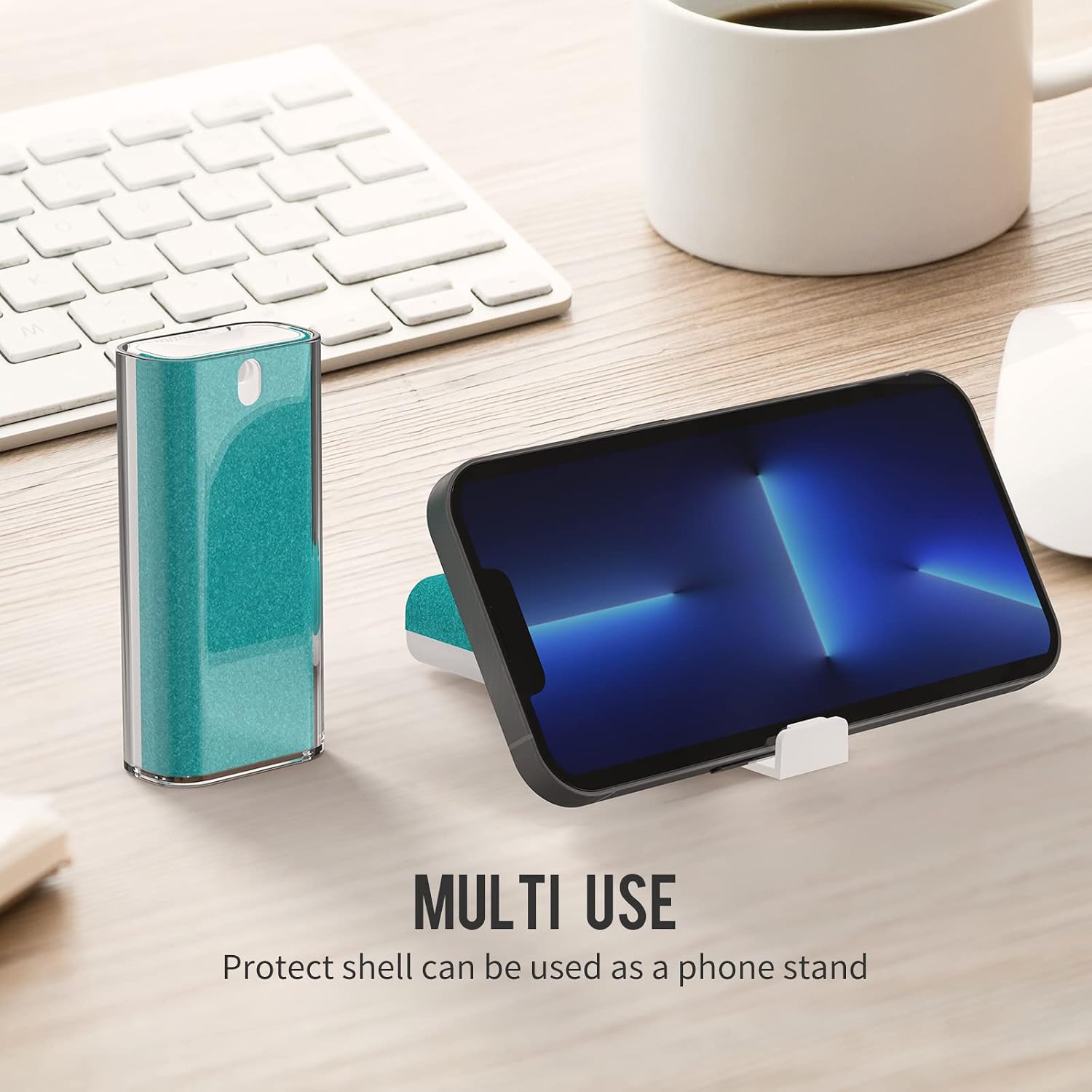 CLICK CLEAN 2PCS Screen Cleaner, Fingerprint Proof Screen Cleaner Spray, All-in-One Cleaner with Microfiber and Shell for All Phones, Laptop and Tablet Screens image 4