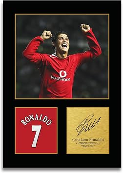 HWC Trading Cristiano Ronaldo Gifts Printed Signed Autograph Picture for Football Fans and Supporters ID-005006 - A4 Print Only
