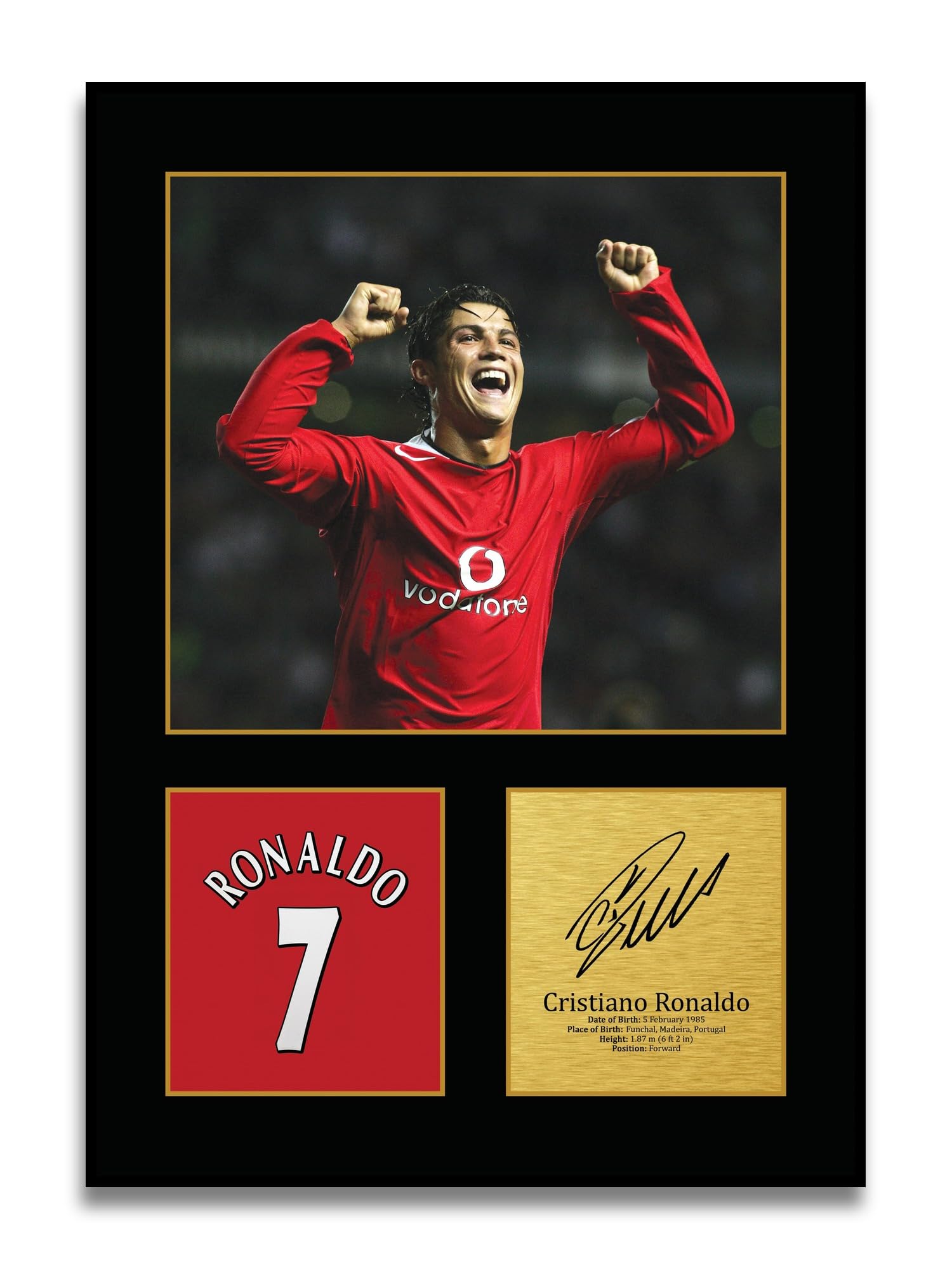 HWC Trading Cristiano Ronaldo Gifts Printed Signed Autograph Picture for Football Fans and Supporters (ID-005006) - A4 Print Only