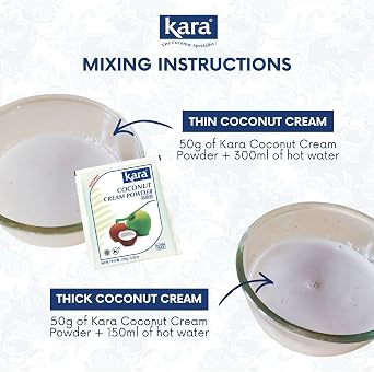 Kara Coconut Cream Powder 1kg – Premium Instant Coconut Cream for Cooking, Baking, Curries, Desserts & Beverages