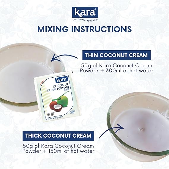 Kara Coconut Cream Powder 1kg – Premium Instant Coconut Cream for Cooking, Baking, Curries, Desserts & Beverages
