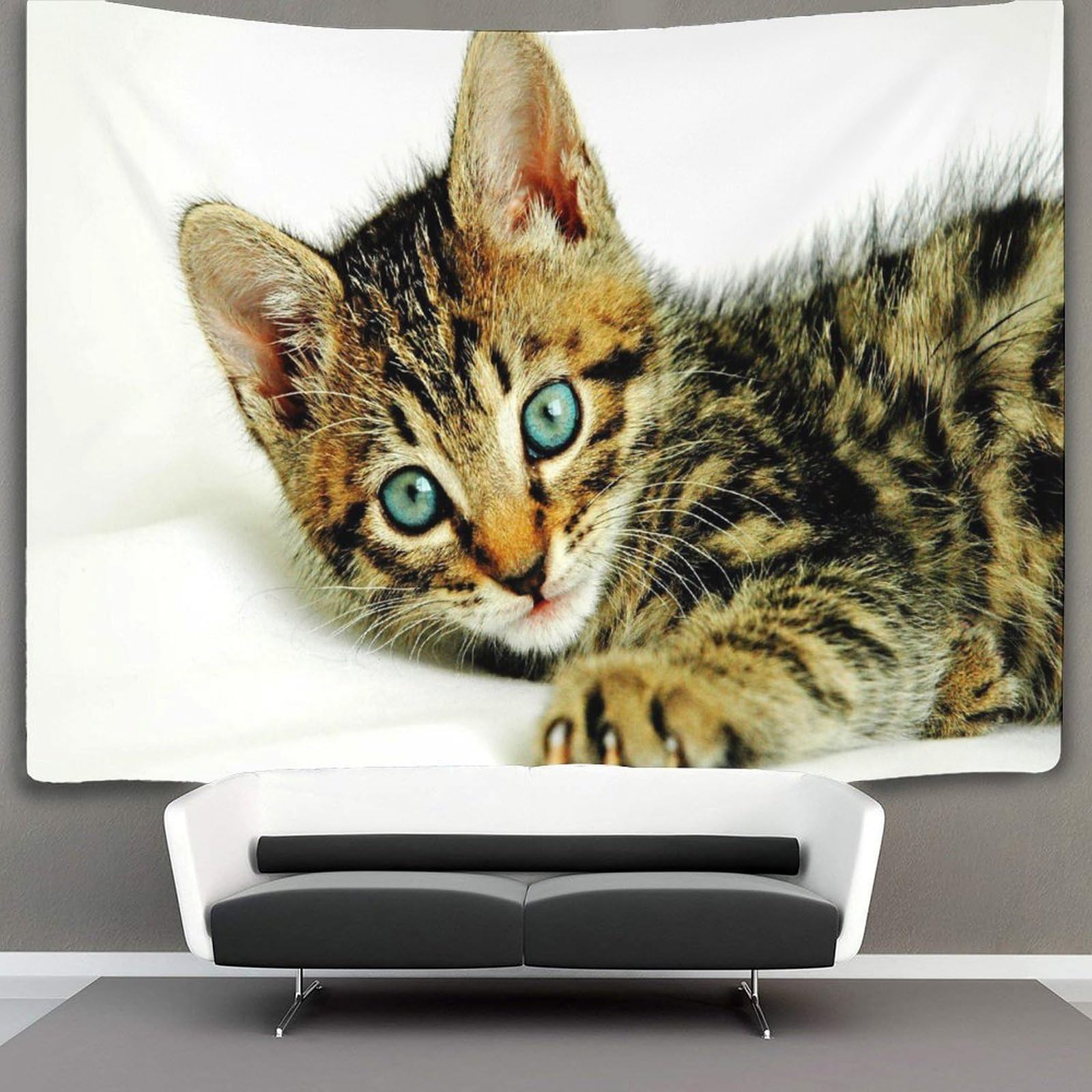 kaiyun Cat Decor Tapestry,Animal Wall Art Tapestries Wall Hangings for Living Room Bedroom Dorm 70cmx100cm