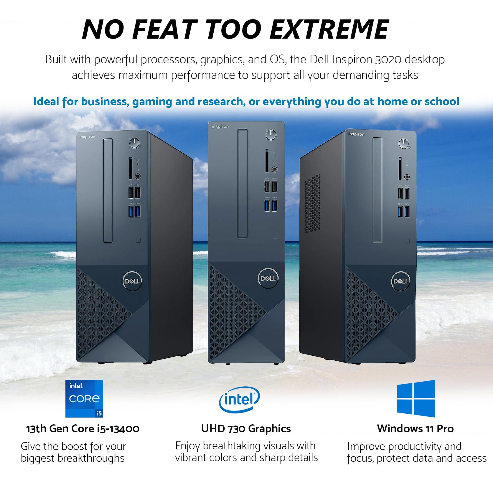 Amazon.com: Dell Inspiron Small Form Desktop Computer for Business  