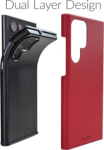 Miniatura 4 de Crave Dual Guard Para Samsung Galaxy S22 Ultra Caso, Protección A Prueba De Golpes Funda De Doble Capa Para Samsung Galaxy S22 Ultra, S22 Ultra 5G -