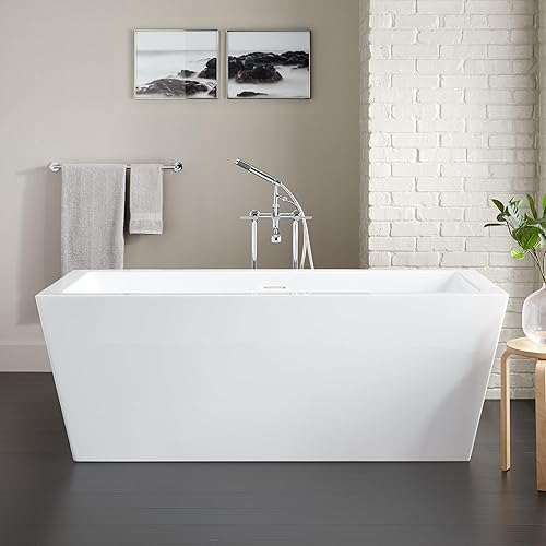 Signature Hardware 480898 Eaton 67" Acrylic Air Tub with Integrated