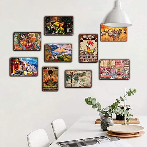 Miniatura 3 de Letrero de metal divertido para baño de hámster retro para pared, póster de inodoro con texto en inglés "Wash Your Paws", letrero de hojalata