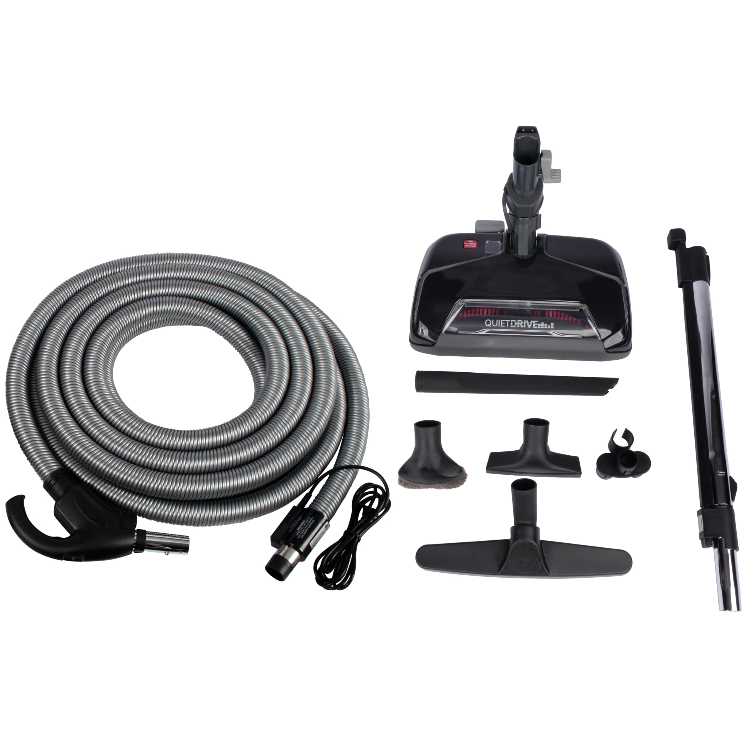 CT25QD Central Vacuum Electric Brush Package with 35 Ft. Pigtail Hose