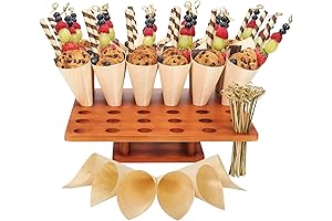 Wooden Charcuterie Cone Holder