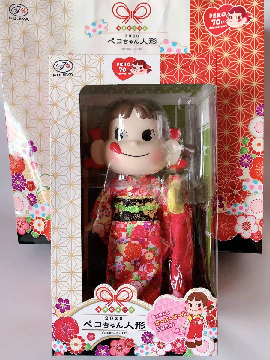 Amazon.co.jp: セブンイレブン限定 2020年 不二家 ペコちゃん 人形 