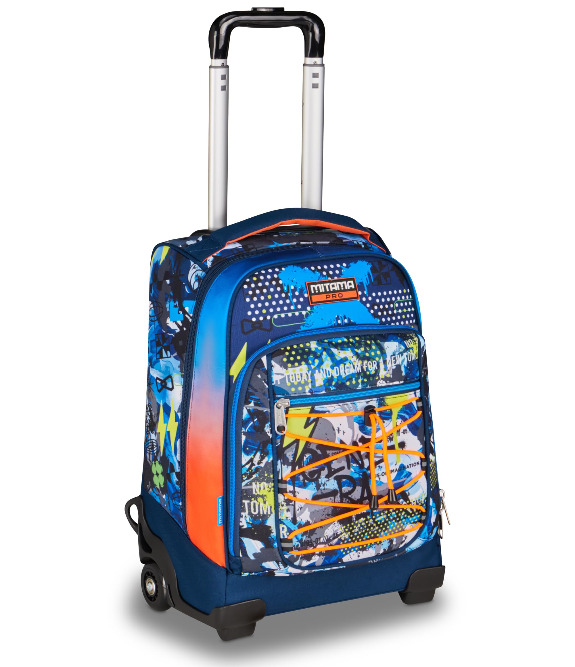 Mitama Trolley DR Scuola URBANLOOP, 34 Lt, Blu, Uso zaino, Tasca con organizer, Bambino, Scuola elementare e media, Viaggi e tempo libero
