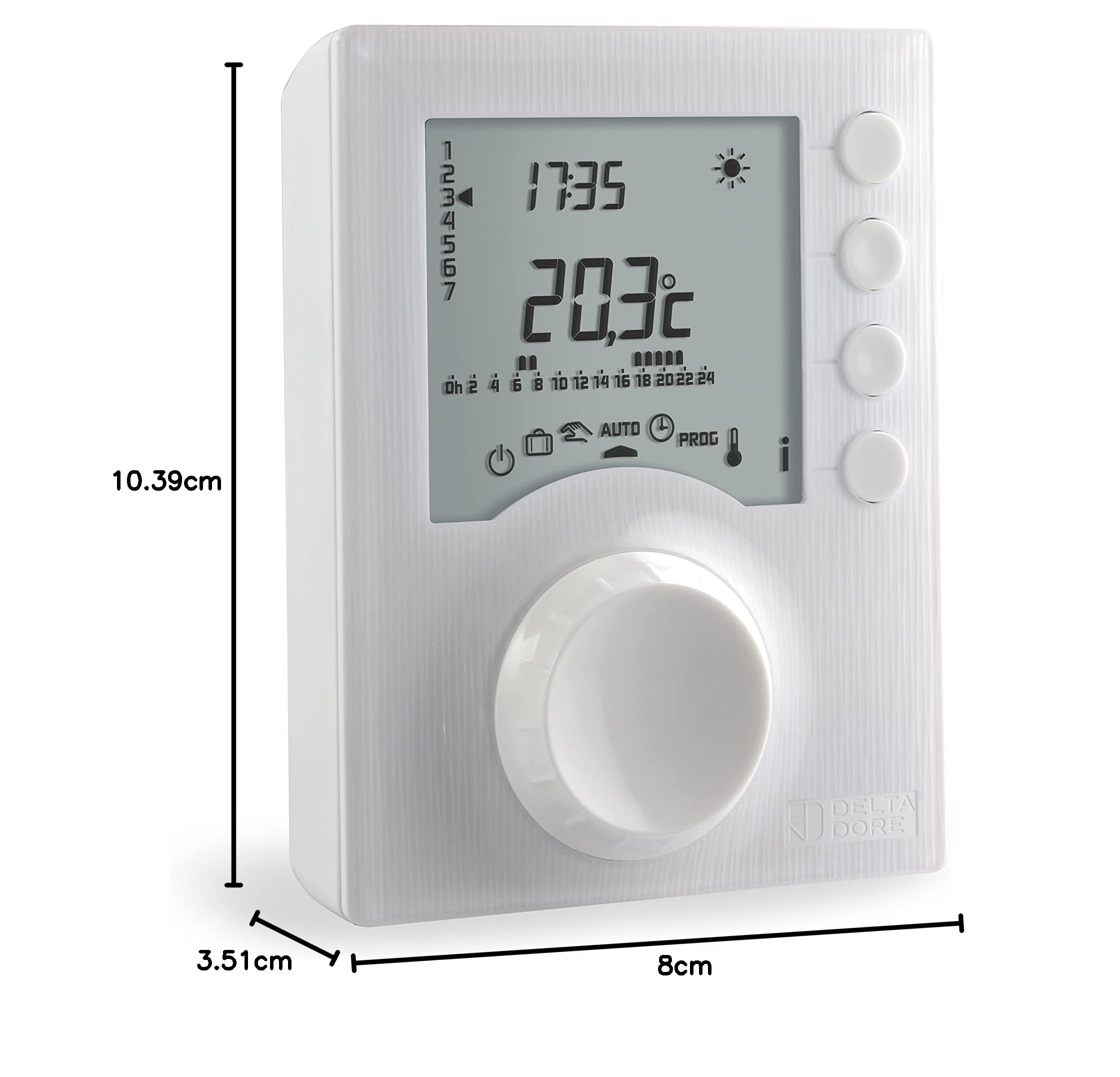 Delta Dore TYBOX 1127 Thermostat programmierbar mit 2 Ebenen Messauflösung von - 6053006