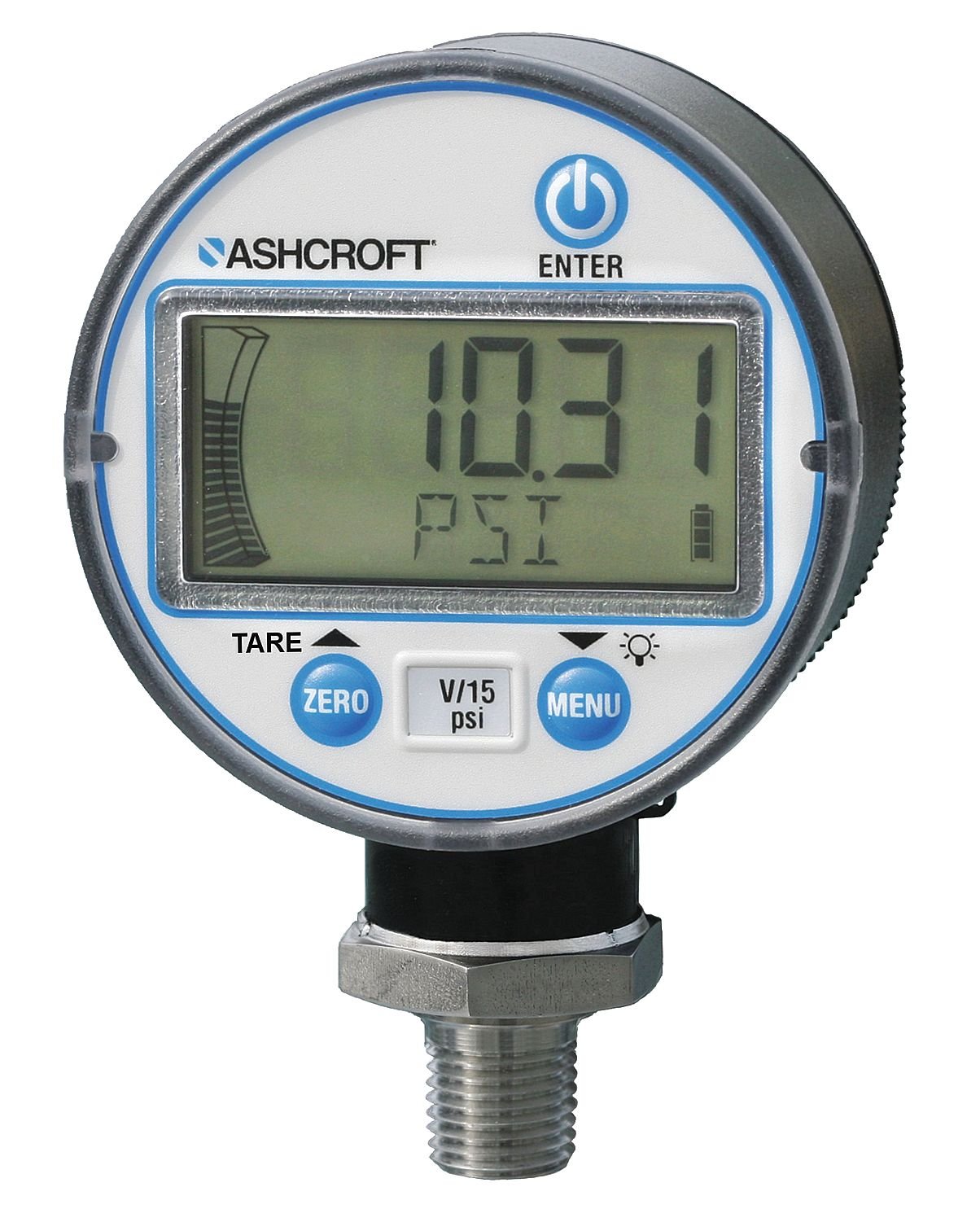 Ashcroft General Digital Gauge, 5000PSI - DG2551N1NAM02L5000#