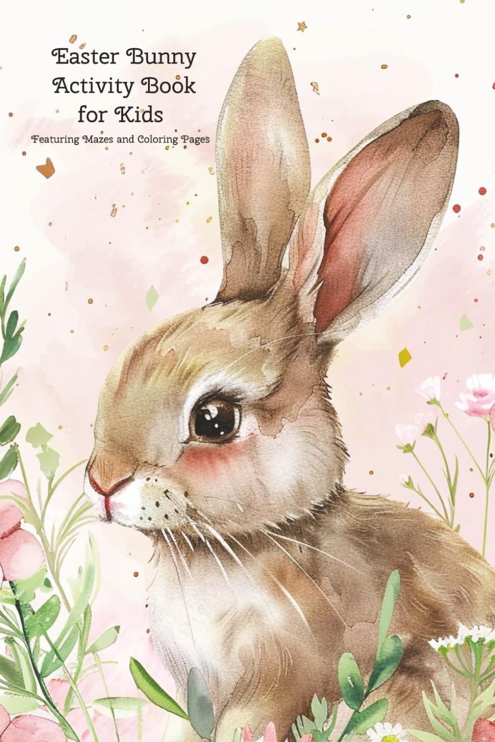 Easter Bunny Activity Book For Kids: Featuring 42 Mazes and 8 Coloring Pages