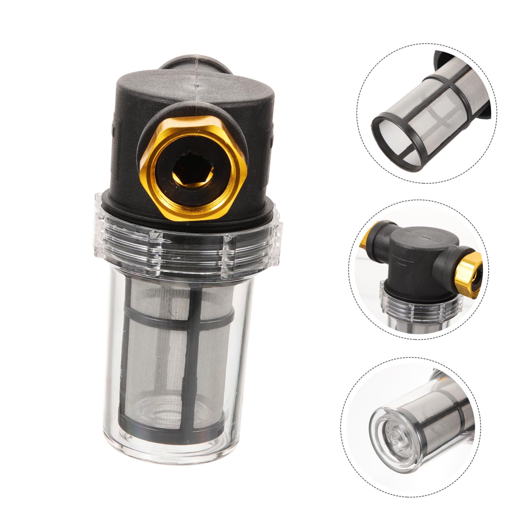 IWOWHERO Portable Sediment Filter Clean Inlet Filter Easy to Carry Use for Water Cleaning