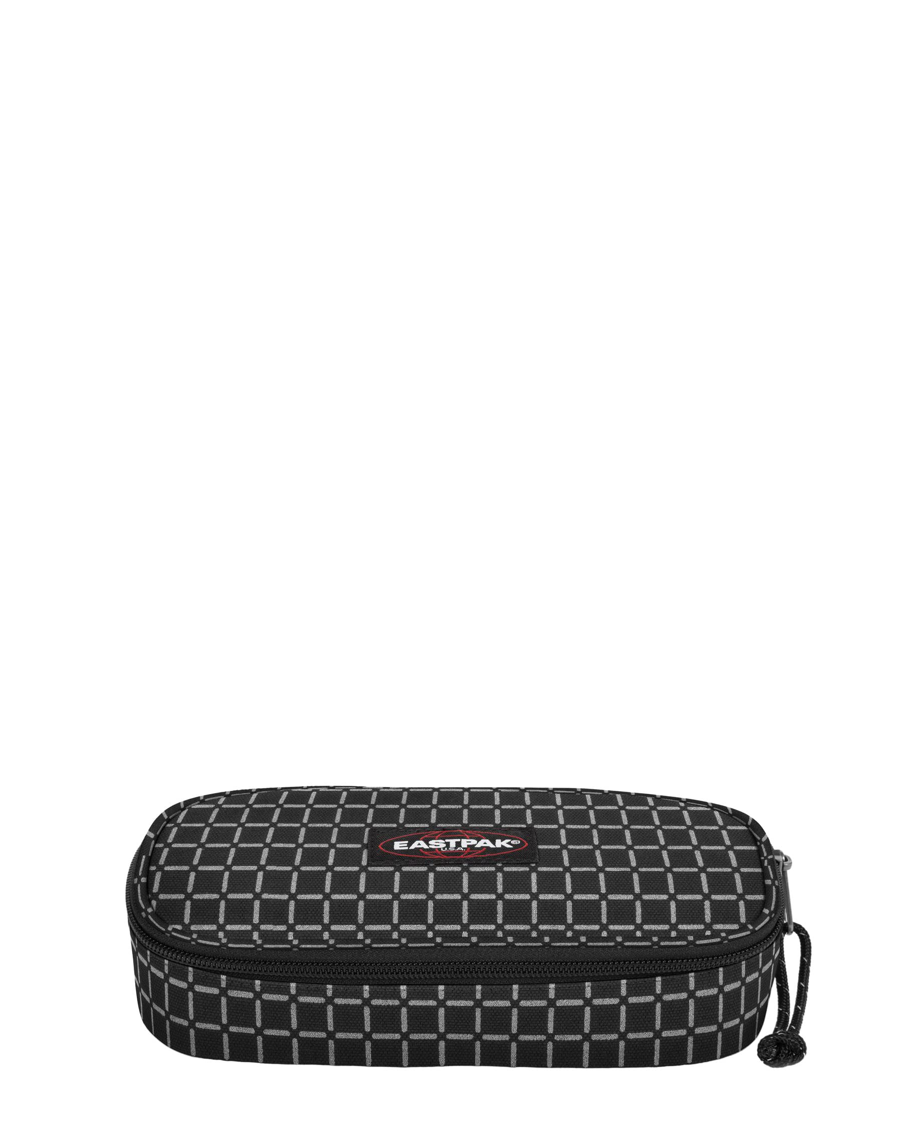 Eastpak Estuche escolar ovalado, reflectante, color negro