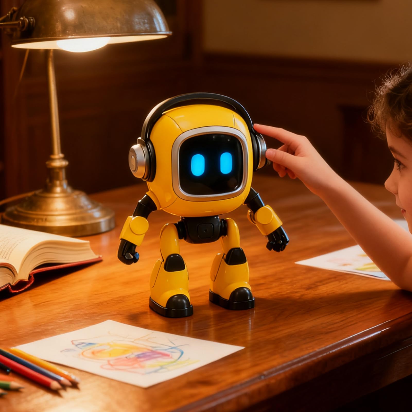 Robot AI - Jouet éducatif interactif d'apprentissage | Robot Intelligent avec Intelligence Artificielle pour et Adultes | Cadeau d'anniversaire et de fêtes, Compagnon d'apprentissage