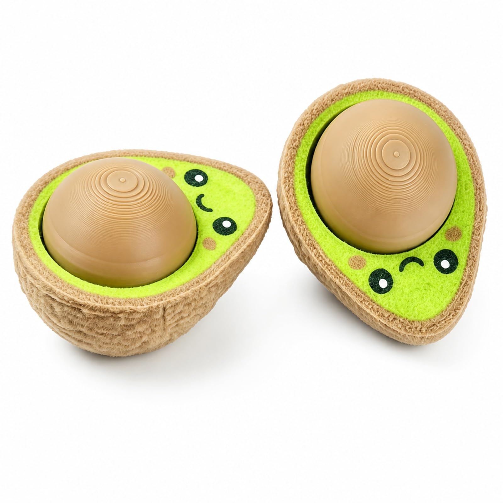 2Pcs Avocado Clicker Fidget Toy, Fidgets for Stress Relief