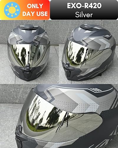 Miniatura 4 de Protector de visera de casco de motocicleta de repuesto para visera R420, resistente al desgaste, resistente al viento, protección solar, accesorios