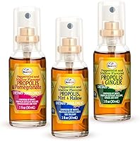 Vista 8 de Beelife Spray de propóleos para la garganta, aroma calmante de miel, menta y malva, apoyo inmunológico natural y alivio del dolor de garganta