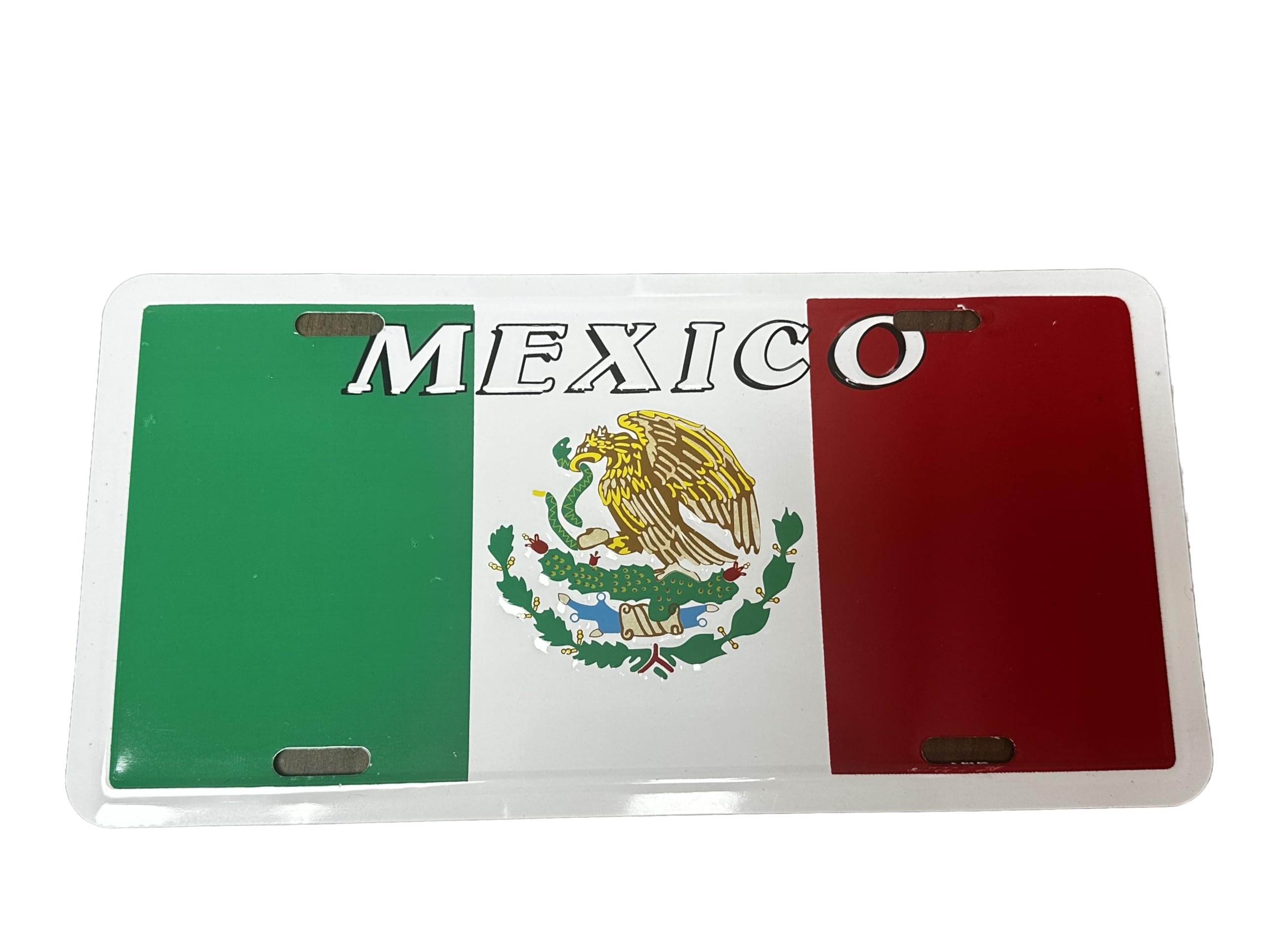 Mexico Flag License Plate