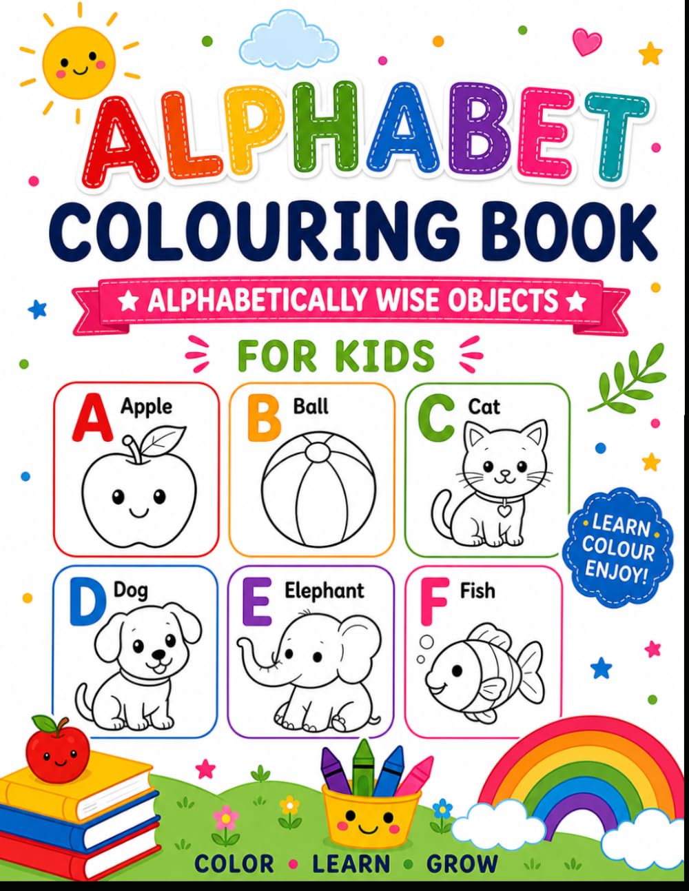 Alphabet Colouring Book