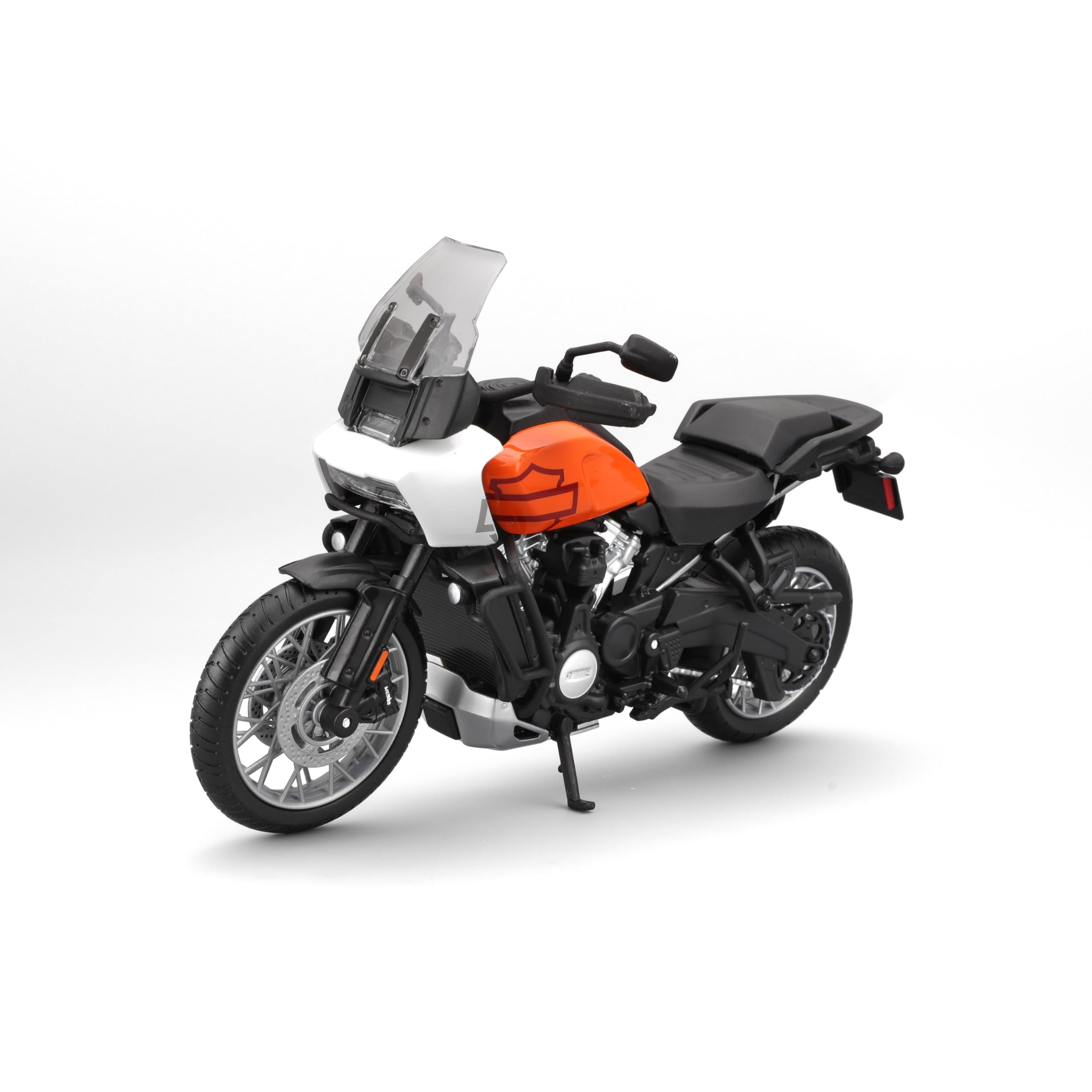 MAISTO Harley Davidson Pan America 1250 ´21 - Modellmotorrad 1:12 Originalgetreues Sammlermotorrad Spielzeugmotorrad mit Lenkung & beweglichem Ständer, ab 3 Jahren (532339)
