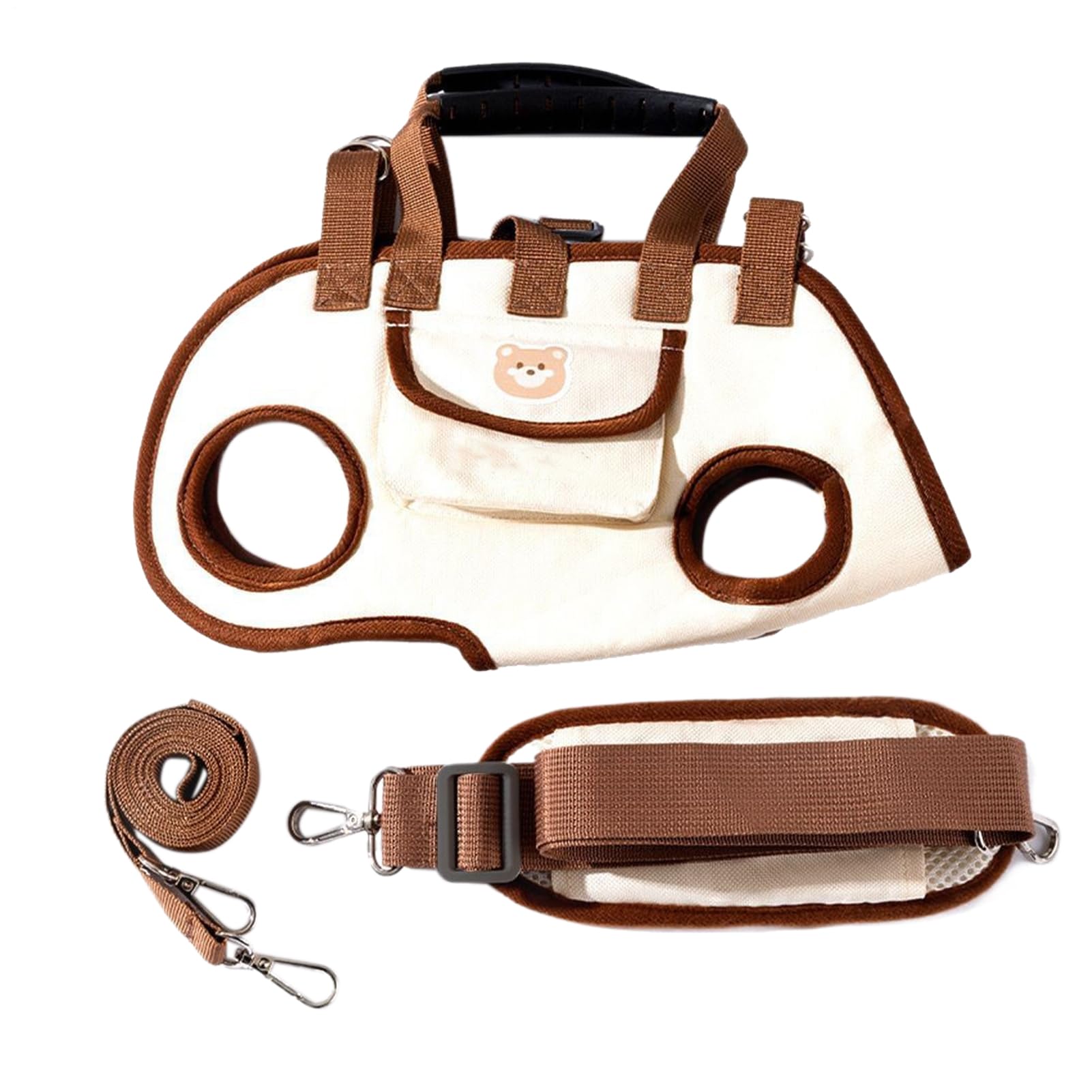 Sac de promenade horizontal pour chien pour soulager le dos et transporter votre chiot