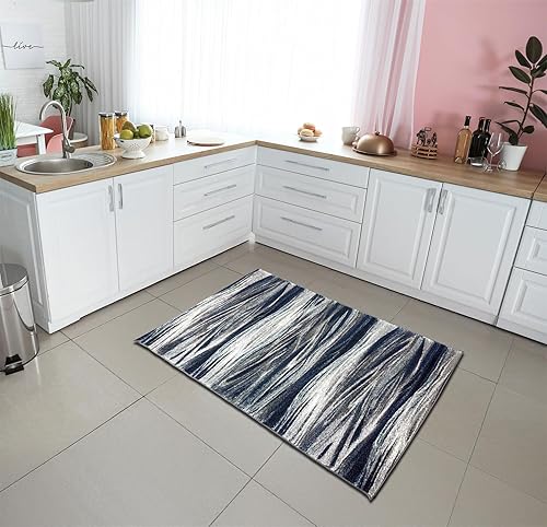 Miniatura 242 de Keen Home Design Alfombras de área - 9x12 sin desprendimiento, alfombras abstractas para cocina, sala de estar, dormitorio, comedor, entrada -