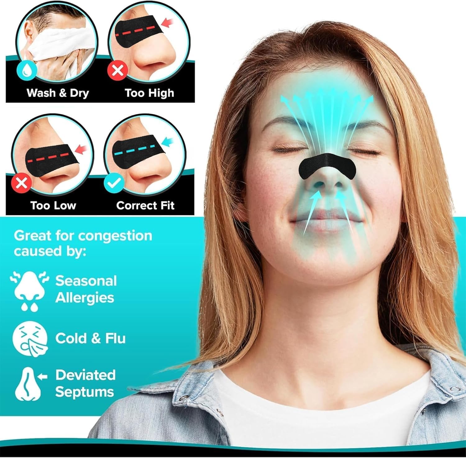 Nasal Strips for Sleeping Stop Snoring 