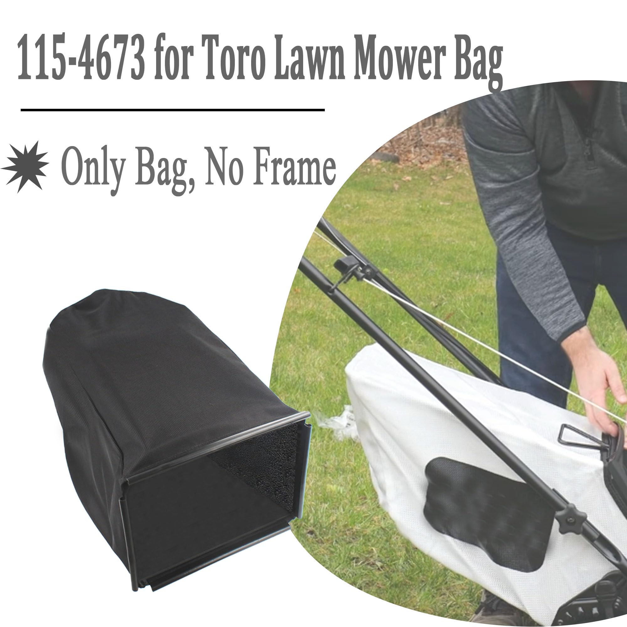 Grass Bag Toro Lawn Mower Model 20332 Toro Recycler 22